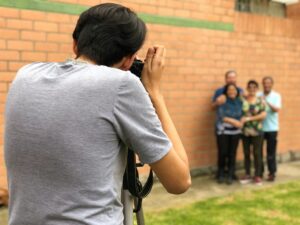 Photographer at work